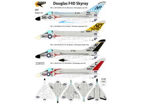 Douglas F4D Skyray - 4 marking options:  VF-23, VF-74, VF-162, VF-213