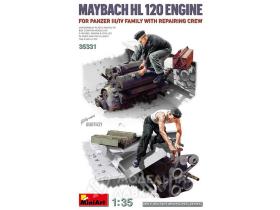 Двигатель Maybach HL 120 для танка Panzer III/IV + ремонтники