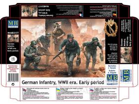 Фигуры, Немецкая пехота, период Второй мировой войны. Начальный период