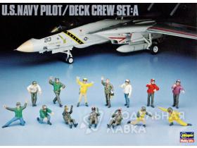Фигуры пилотов ВМС США U.S. NAVY PILOT/DECK CREW SET A
