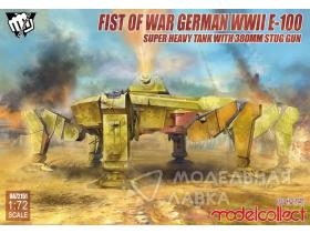 Fist of War German WWII E-100 Super Heavy Tank with 380mm Stug Gun