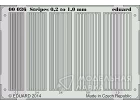 Фототравление для Stripes 0.2 to 1 mm