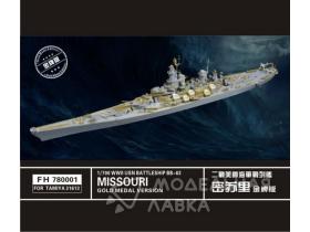 Фототравление WWII  USS Battleship Missouri(for Tamiya 31613)