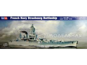 French Navy Strasbourg Battleship