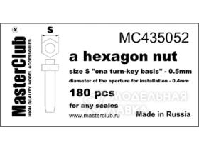 Гайка (ключ 0,5 мм; установочное отверстие 0,4 мм)