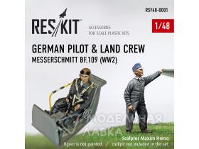 German Pilot and Land Crew