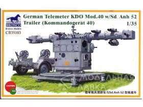 German Telemeter KDO Mod.40 w/Sd.Anh 52 Trailer (Kommando-Gerat 40)