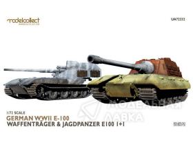 German WWII E-100 Waffentrager & Jagdpanzer E100 1+1