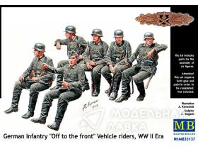 Германская пехота на марше, 2МВ