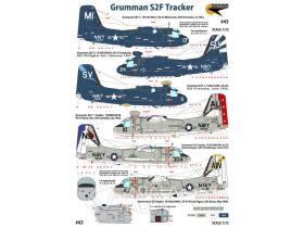 Grumman S2F Tracker, Dark Blue and Hi-Viz, 6 Markings