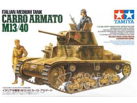 Итальянский танк Carro Armato M13/40, алюминиевый ствол, фототравление, 2 фигуры