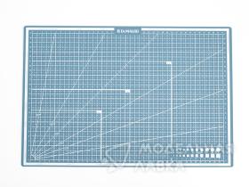 Коврик для резки DeMauri Серо-синий,  формат А3, 5 слоёв