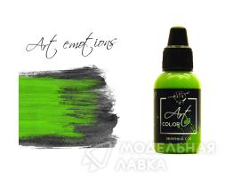 Краска акриловая зеленый сок (green juice)