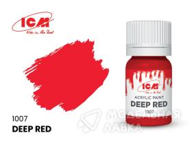 Краска для творчества, 12 мл, цвет Глубокий красный (Deep Red)