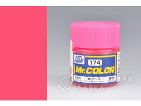 Краска художественная, Fluorescent Pink, 10 мл.