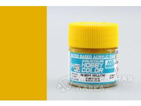 Краска водоразбавляемая художественная (Полуглянцевая), RLM04 Yellow, 10мл.