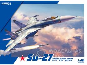L4824 Российский истребитель Су-27 Great Wall, 1/48