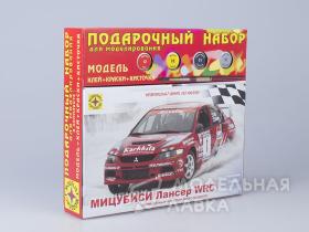 Мицубиси Лансер WRC с клеем, кисточкой и красками.