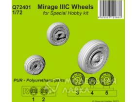 Mirage IIIC Wheels  / for Special Hobby kit