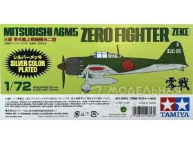 Mitsubishi A6M5 Zero Fighter (Zeke) Silver Plated