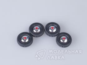 Набор колесных дисков и покрышек Я-14 для ЗИС-110