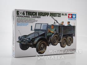 Нем. грузовик 6X4 Krupp Protze (Kfz.70) (3 фигуры, пулемет Mg34)