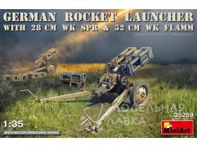 Немецкая Ракетная Установка с Снарядам 28см WK Spr и 32см WK Flamm