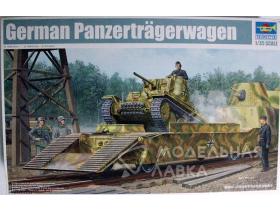 Немецкая Жд платформа с танком Pz.Kpfw.38(t)