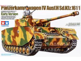 Немецкий танк Pz.kpfw. IV Ausf.H, (ранняя версия) с полной деталировкой внешнего оборудования и 2 фигуры танкистов
