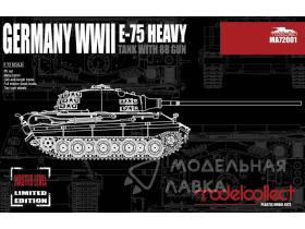 Немецкий тяжёлый танк E-75 с 88 мм пушкой