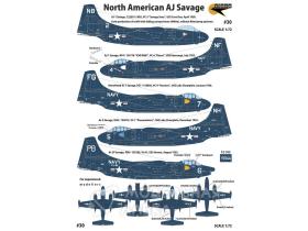 North American AJ Savage - AJ-1 Early, AJ-1, AJ-1 Retrofitted, AJ-2, AJ-2P