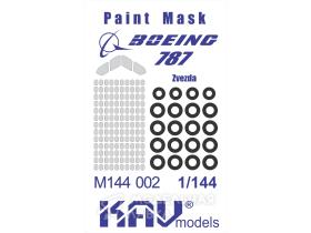 Окрасочная маска на Boeing 787 Dreamliner (Звезда)