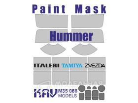 Окрасочная маска на Hummer (Italeri, Tamiya, Звезда)