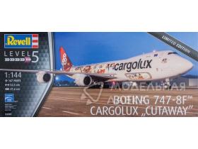 Пассажирский самолет Boeing 747-8F Cargolux Cutaway