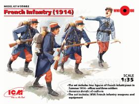 Пехота Франции (1914 г.), (4 фигуры)