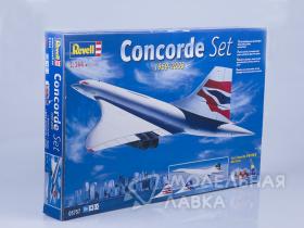 Подарочный набор "Самолет Concorde BA"