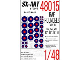 Raf Roundels Type B (56?, 54?, 49?, 40?, 35?, 25?, 15?)