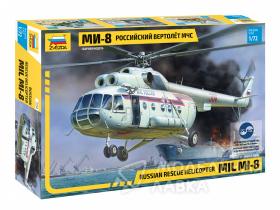 Российский вертолёт МЧС МИ-8