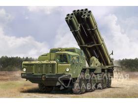 Russian 9A52-2 Smerch-M multiple rocket launcher of RSZ
