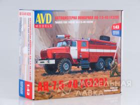 Сборная модель Пожарная цистерна АЦ-7,5-40 (4320)