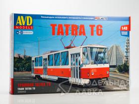 Сборная модель Трамвай Tatra-T6