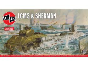 Сборные модели десантного катера и танка LCM3 & Sherman
