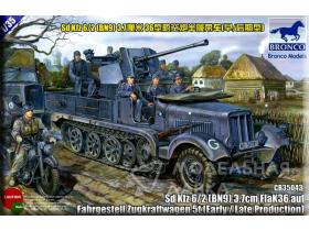 Sd.kfz 6/2 (BN9) 3.7cm Flak36 half-track 5t (Early/Late Production)