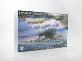 Sms Derfflinger 1916 & Sms Luetzow 1916  & Zeppelin Q Class (Limited Edition)