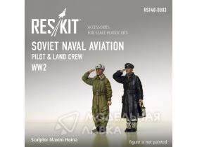 Soviet Naval Aviation. Pilot and Land Crew (WW2)