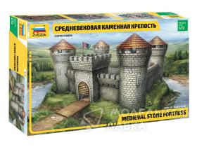 Средневековая каменная крепость