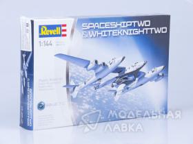 Суборбитальный космический корабль "SpaceShipTwo" и реактивный самолет