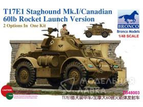 T17E1 Staghound Mk.I/Canadian 60lb rocket launch Version
