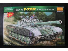 Танк Russian Army Tank T-72B w/Kontakt ERA с эл. двигателем