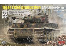 "Tiger I late production (Battle of Villers-Bocage) w/Zimmerit, Includes a highly detailed resin kit - GERMAN PANZER ACE"